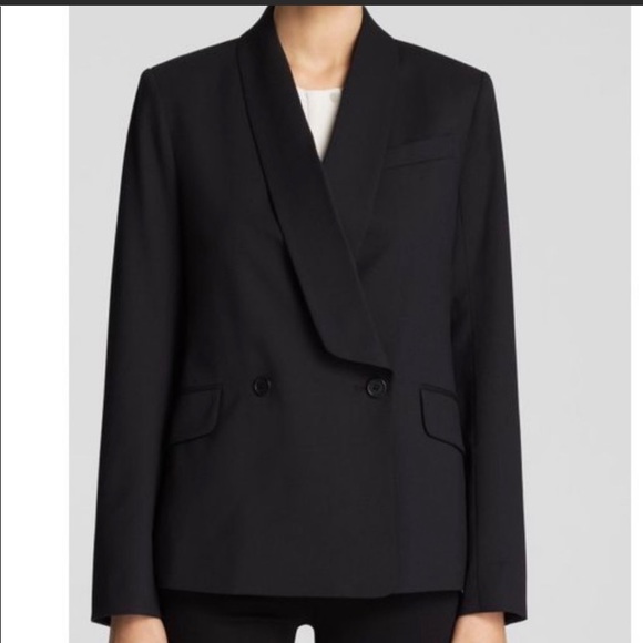 Theory Jackets & Blazers - Theory Amala Blazer Size 6, Black Chic